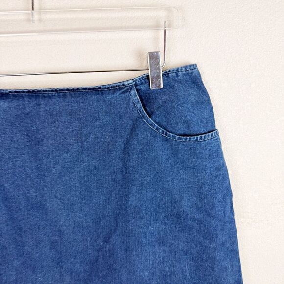 Vintage Guess Denim Jean Mini Skirt Size 32 - Picture 2 of 5